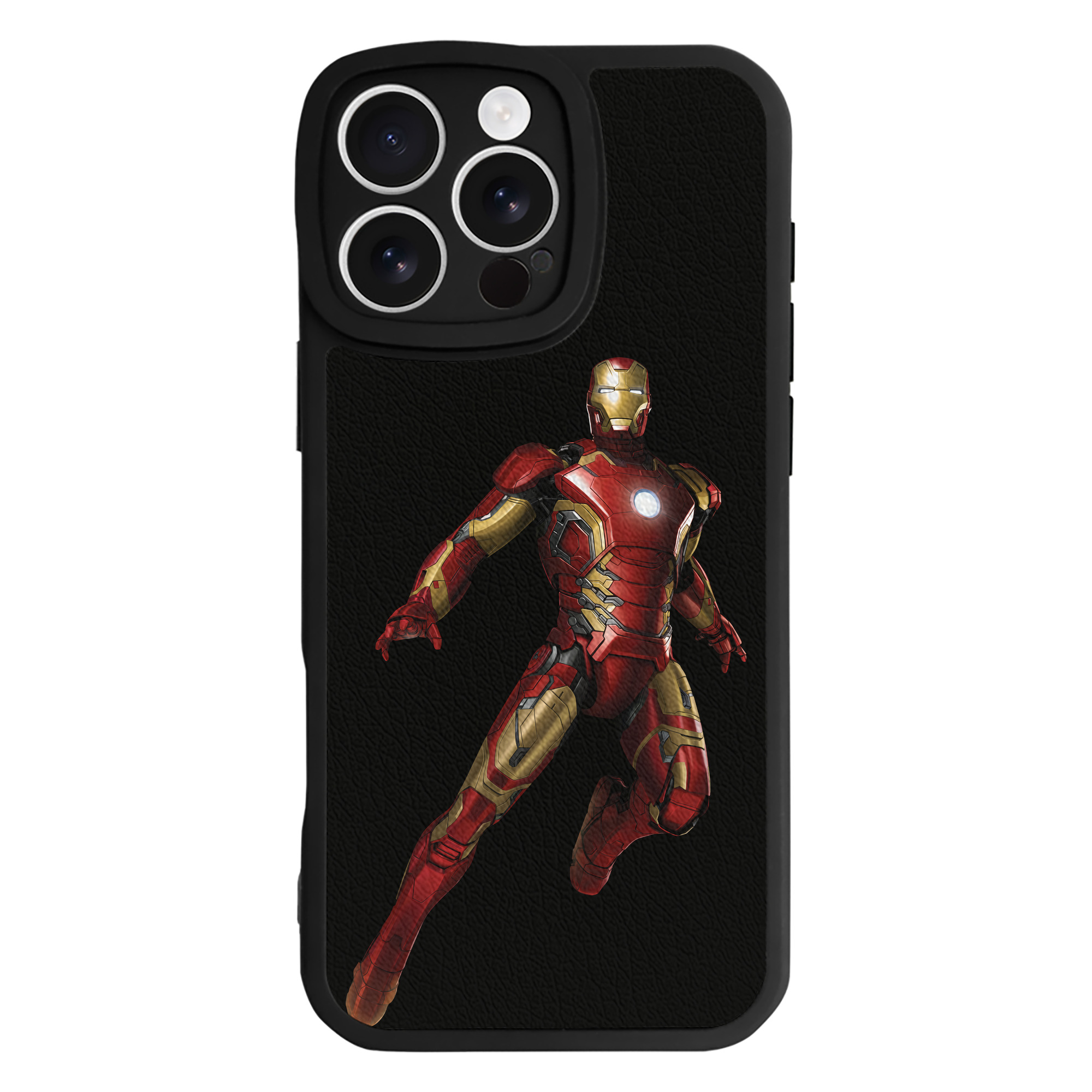 （画像用） アベンジャーズ The Avengers 【iPhone 16シリーズ対応】シリコンスマホケース（レザー調） 材質：シリコン